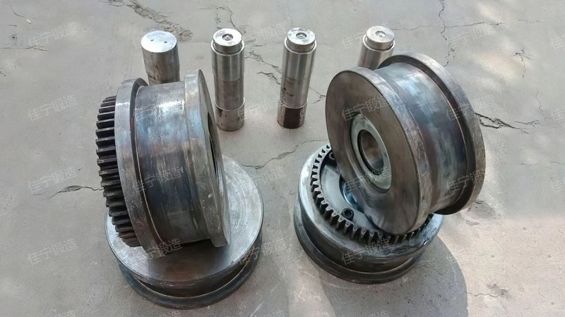Railway wheel forgings