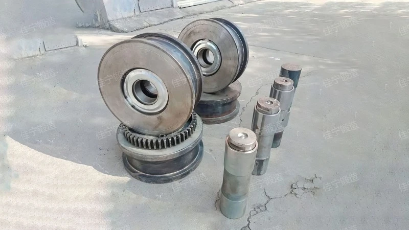 Railway wheel forgings