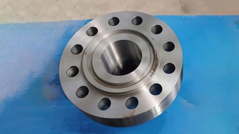 Plate welding flange ring