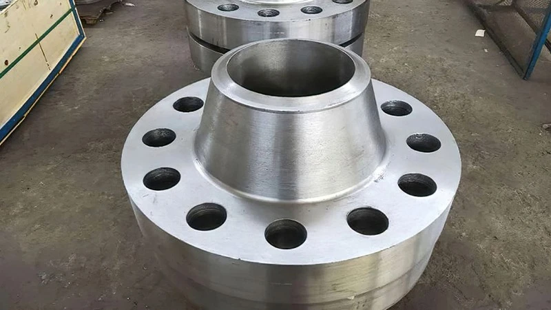 Plate welding flange ring