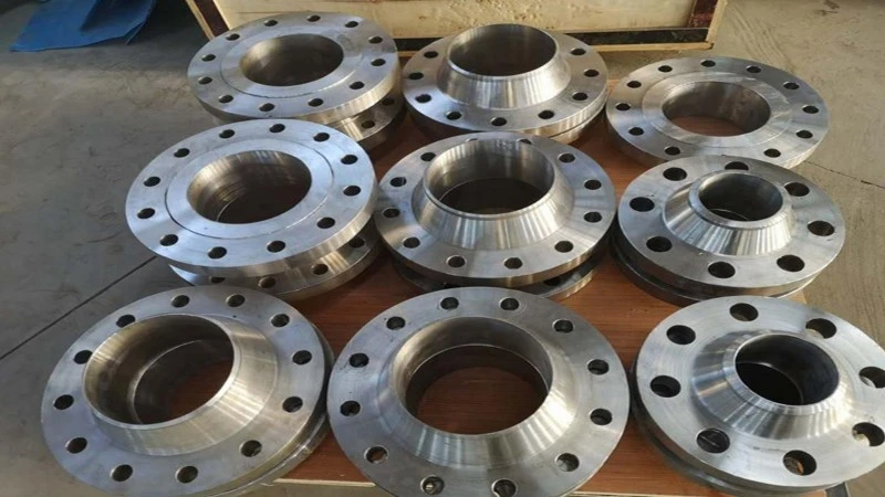 Plate welding flange ring