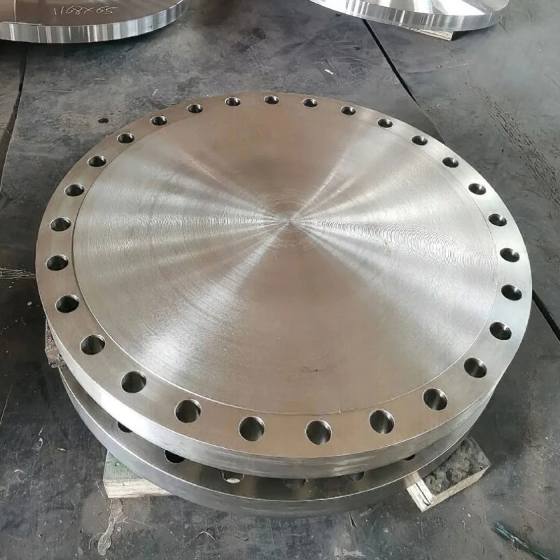 Porous tube plate flange