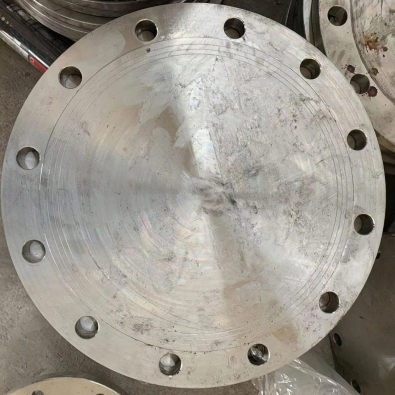 Porous tube plate flange