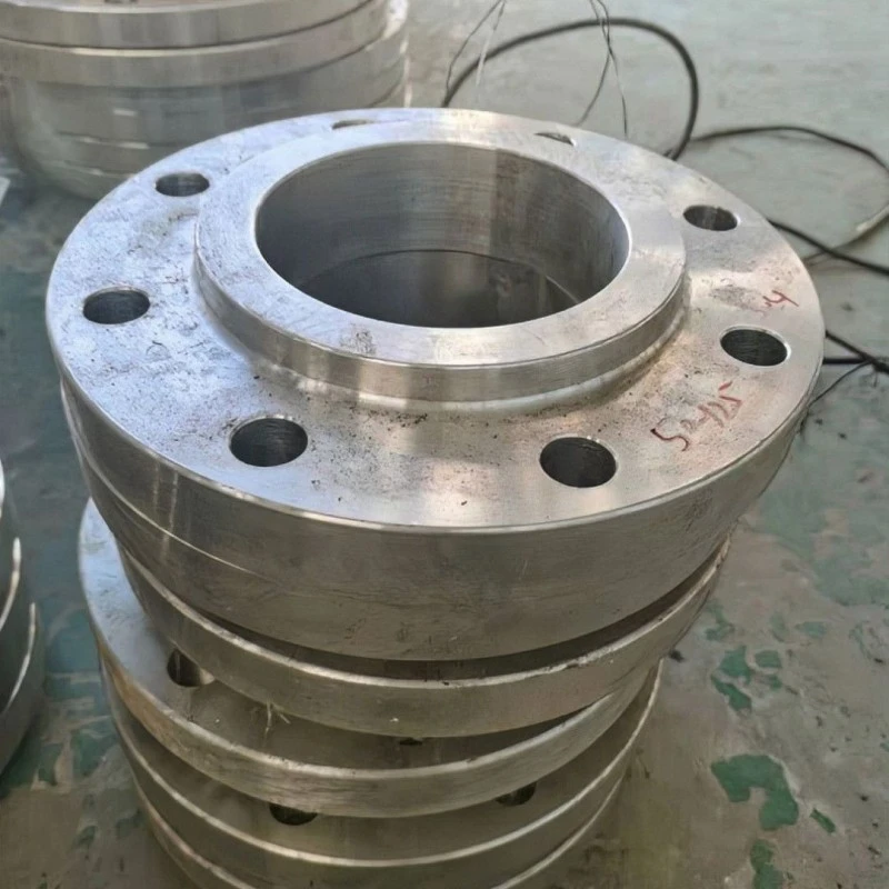 Deep hole tube plate flange