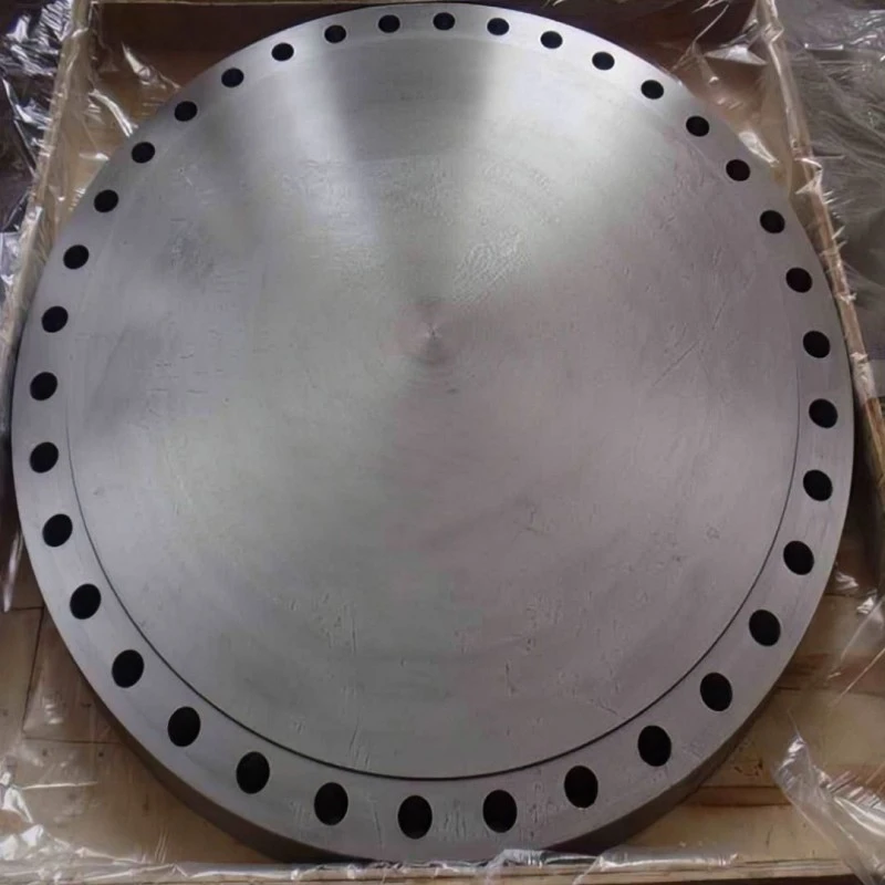 Deep hole tube plate flange