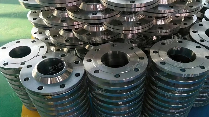 Flat welding flange ring on tenon groove surface
