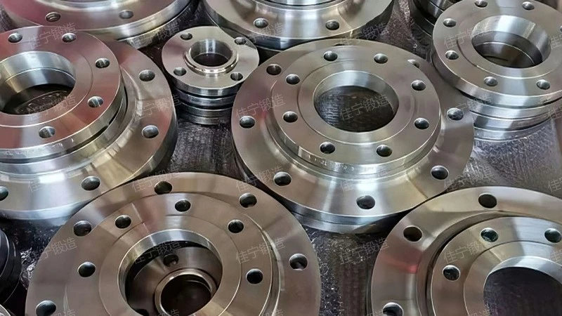 RF flat welding flange ring with convex surface