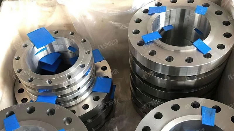 Flat welding groove flange cover