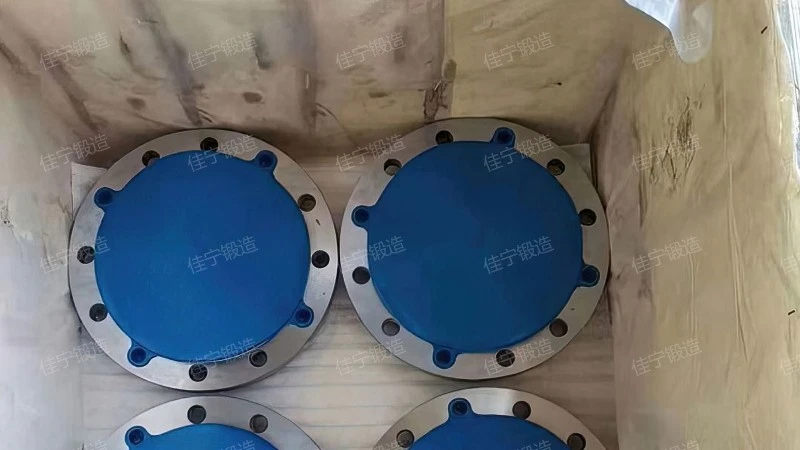 Convex flat welded pipe flange ring
