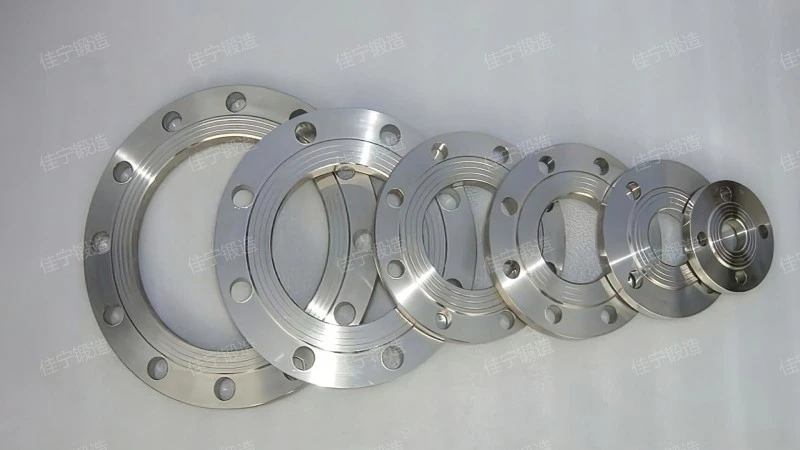 Flat welding convex flange ring