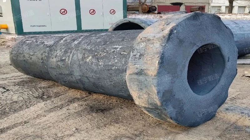 Cylindrical blind hole forging parts